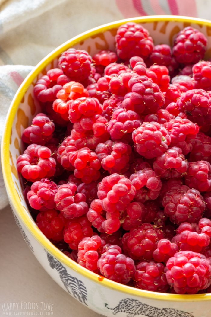 Fresh Raspberries for Homemade Raspberry Syrup
