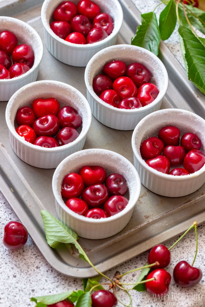 How to make Mini Cherry Clafoutis step 2