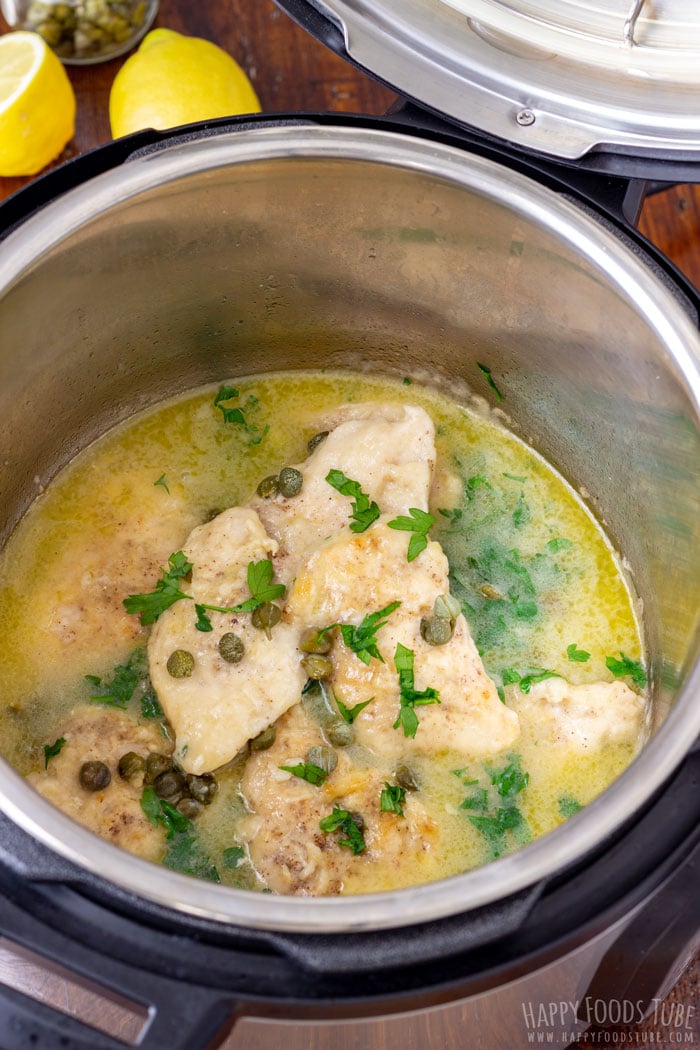 Instant Pot Pressure Cooker Chicken Piccata