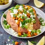 Homemade Instant Pot Stuffed Sweet Potatoes