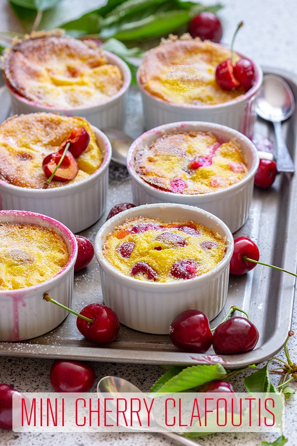 Mini Cherry Clafoutis Recipe