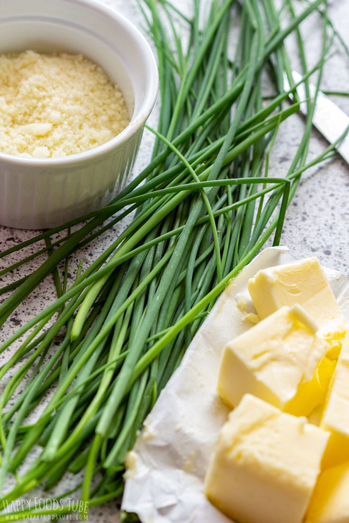 Parmesan Chive Butter Ingredients