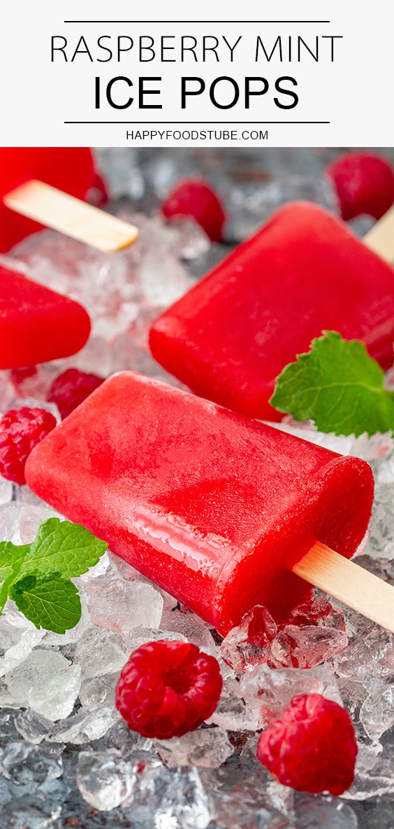 Refreshing Raspberry Mint Ice Pops Recipe