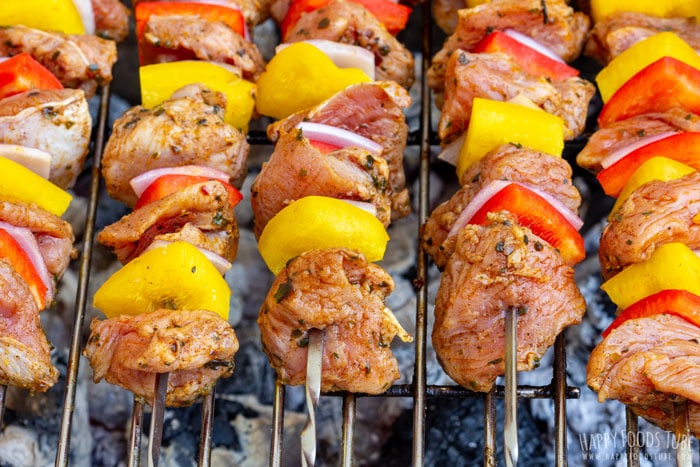 Grilling Turkey Kabobs