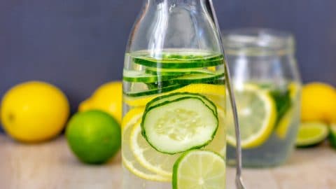Lemon Lime Cucumber Water - Happy Foods Tube