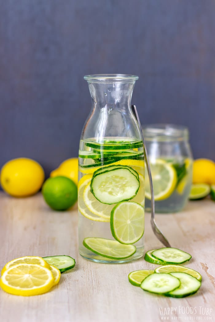 Lemon Lime Cucumber Water