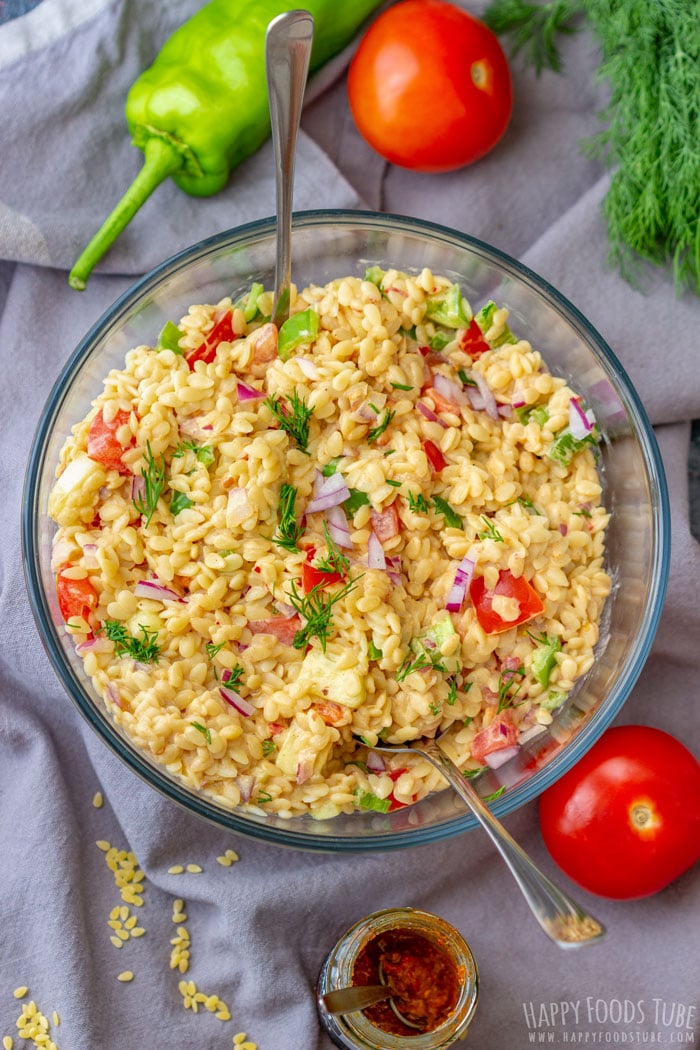 Creamy Orzo Pasta Salad