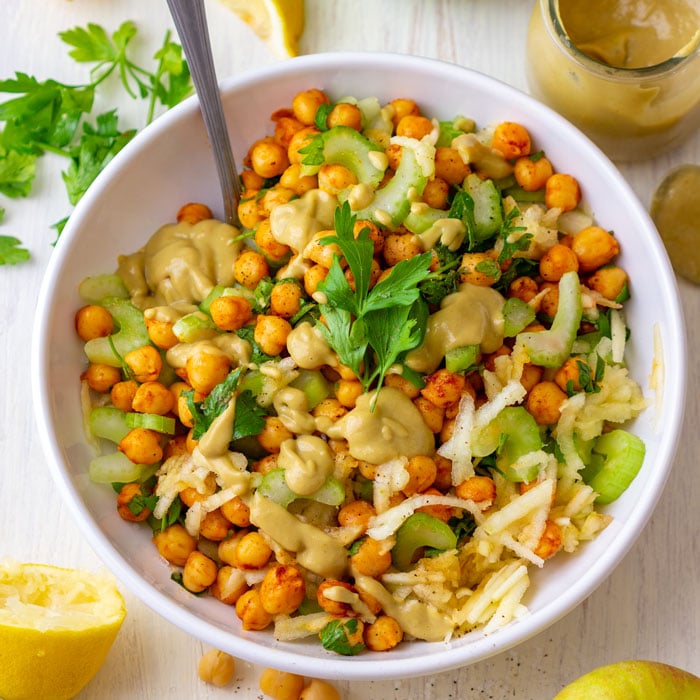 Homemade Apple Chickpea Salad