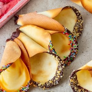 Easy Homemade Ice Cream Cones