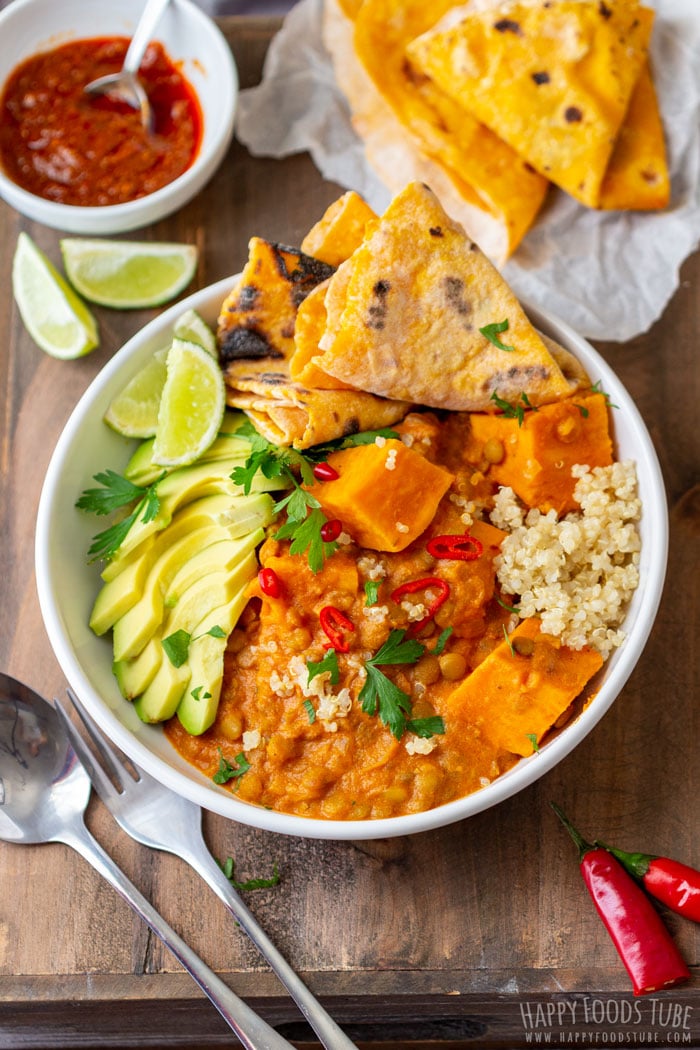 Instant Pot Sweet Potato Lentil Curry