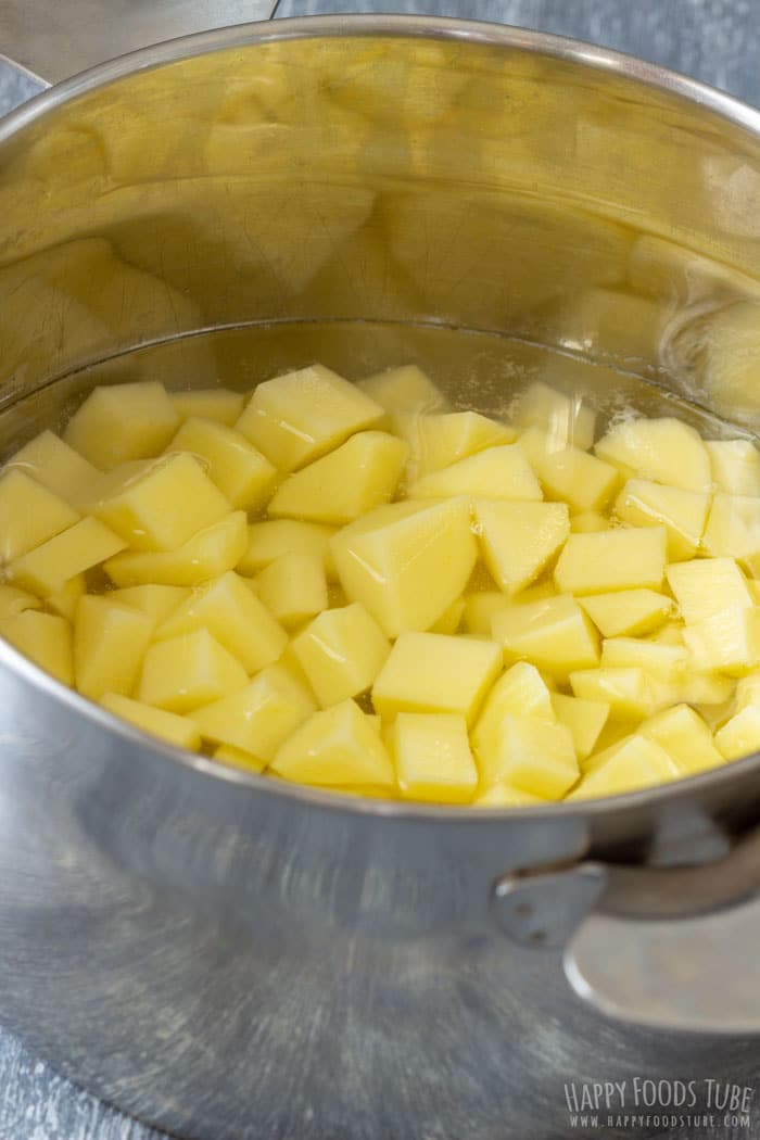 Boiling Potataoes for Corned Beef Mashed Potatoes