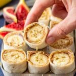 Healthy Peanut Butter Banana Roll Ups