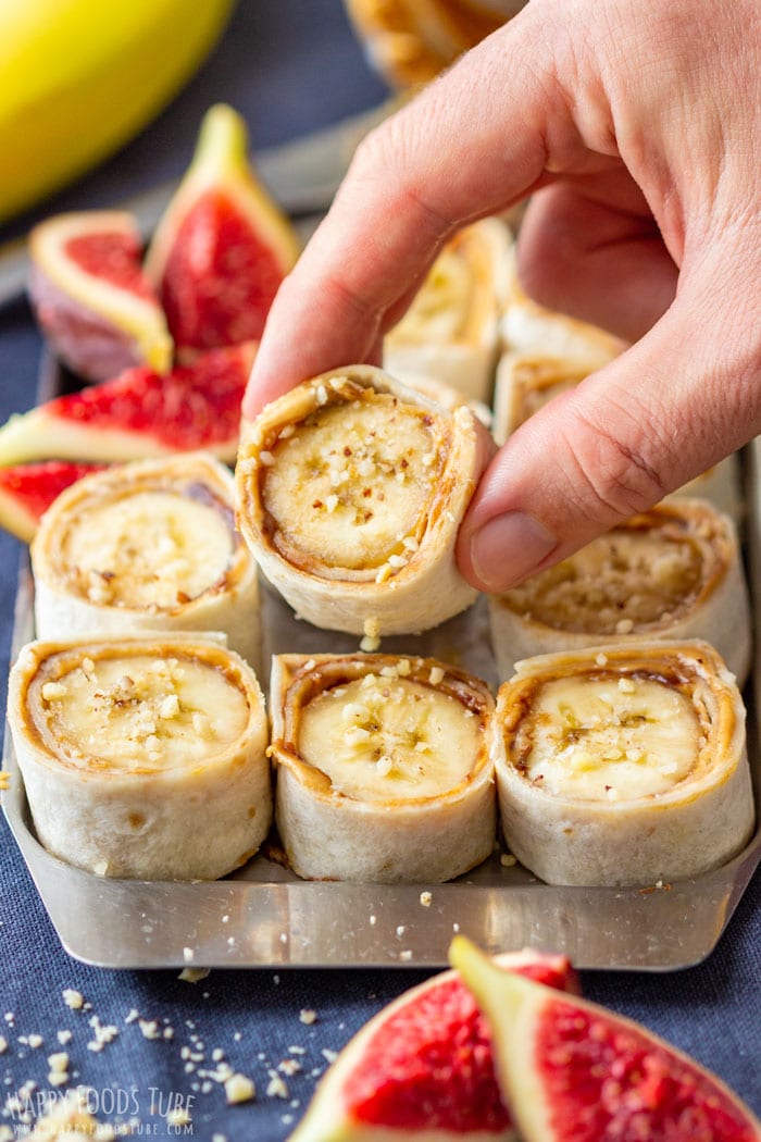 Peanut Butter Banana Roll Ups