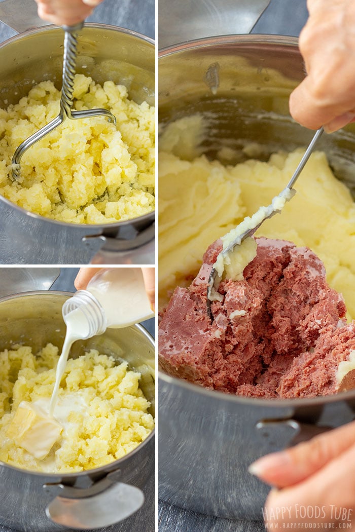 Step by Step How to Make Corned Beef Mashed Potatoes