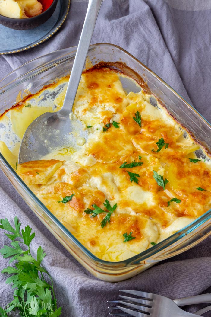 French Recipe Creamy Potatoes Au Gratin