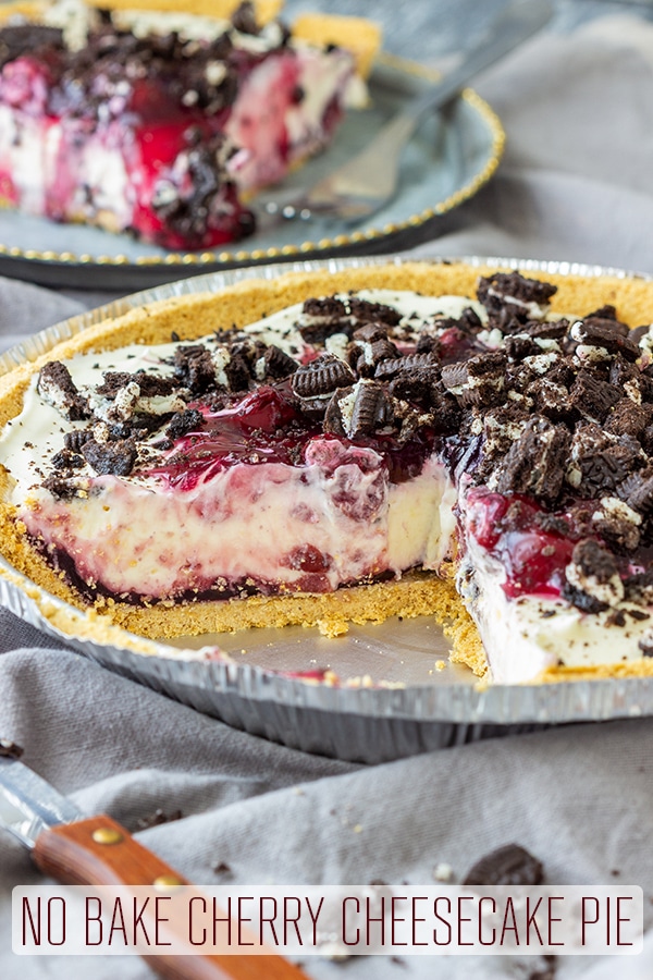 No Bake Cherry Cheesecake Pie Recipe