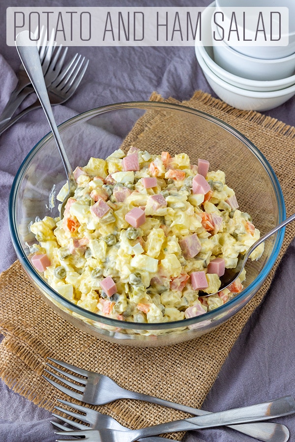Creamy Potato and Ham Salad Recipe
