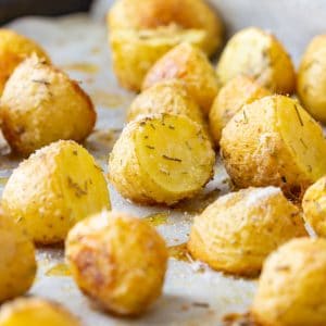 Homemade Rosemary Parmesan Roasted Potatoes