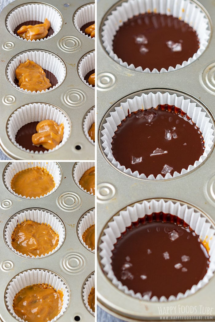 Step by Step How to Make Dulce de Leche Chocolate Cups