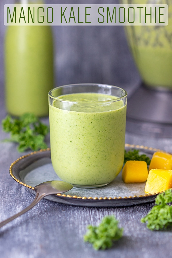 Healthy Mango Kale Smoothie Recipe