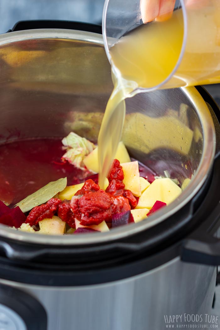 How to make Instant Pot Borscht Step 1