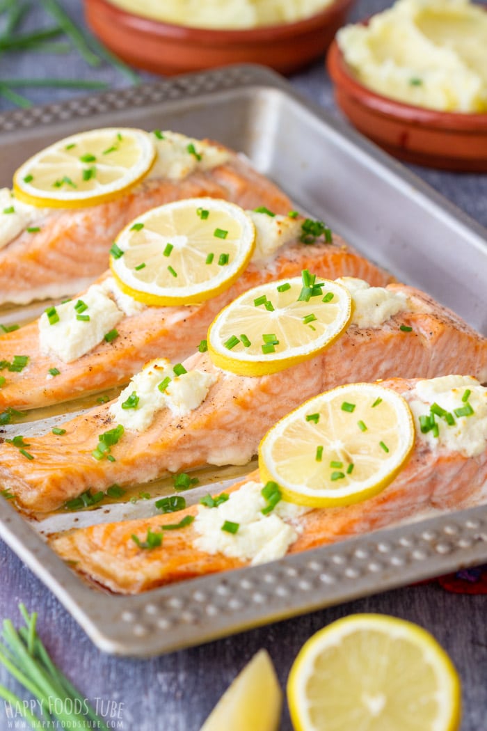 Oven Baked Salmon Fillets Recipe Happy Foods Tube