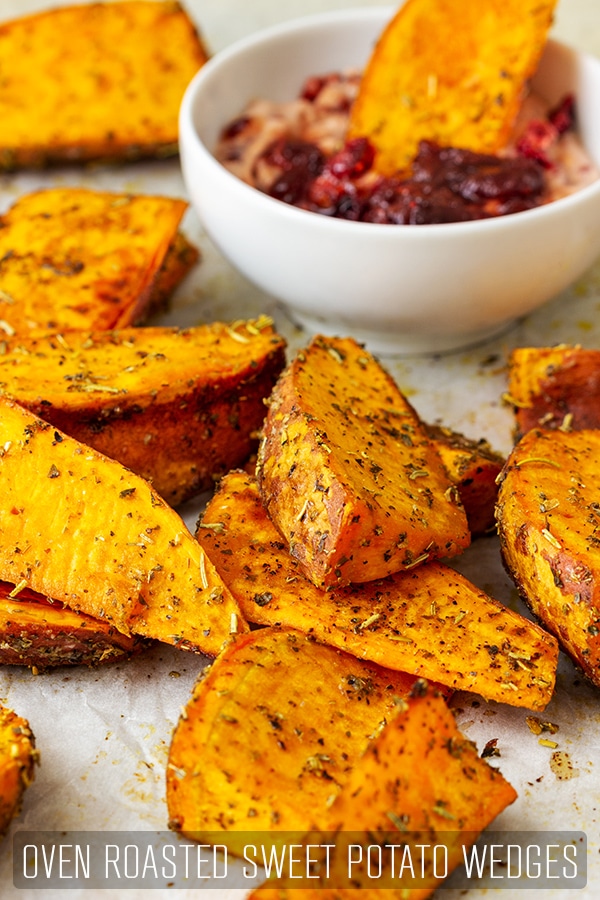 Oven Roasted Sweet Potato Wedges Recipe