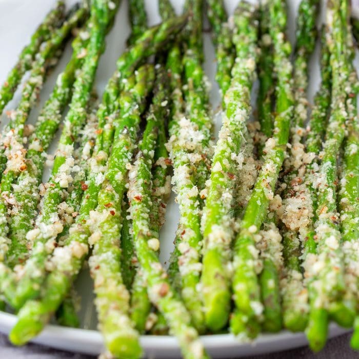 Pan Fried Asparagus with Parmesan