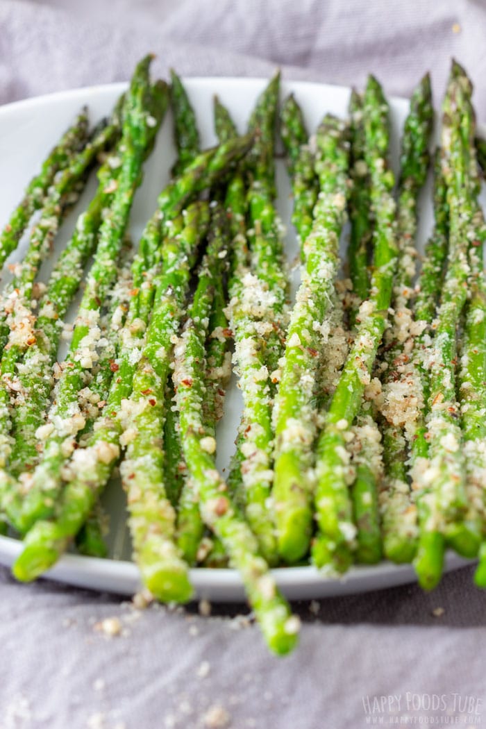Pan Fried Asparagus With Parmesan Happy Foods Tube