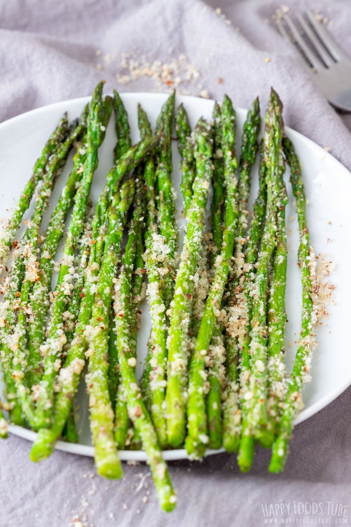 Homemade Pan Fried Asparagus with Parmesan