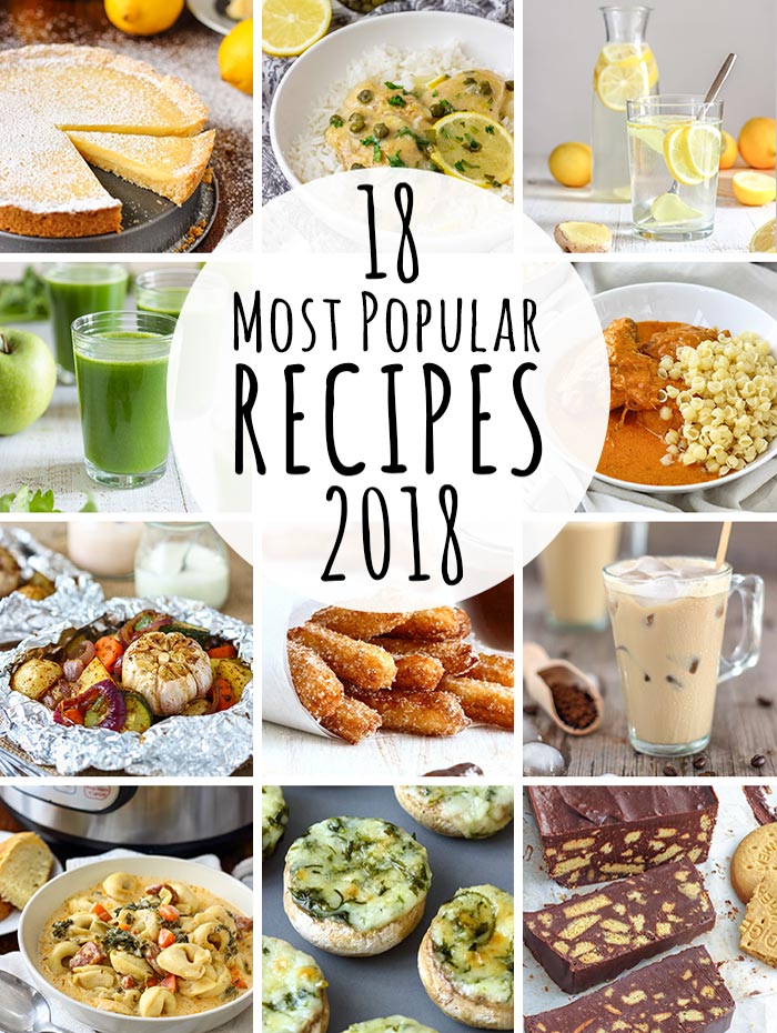 18 Most Popular Recipes 2018