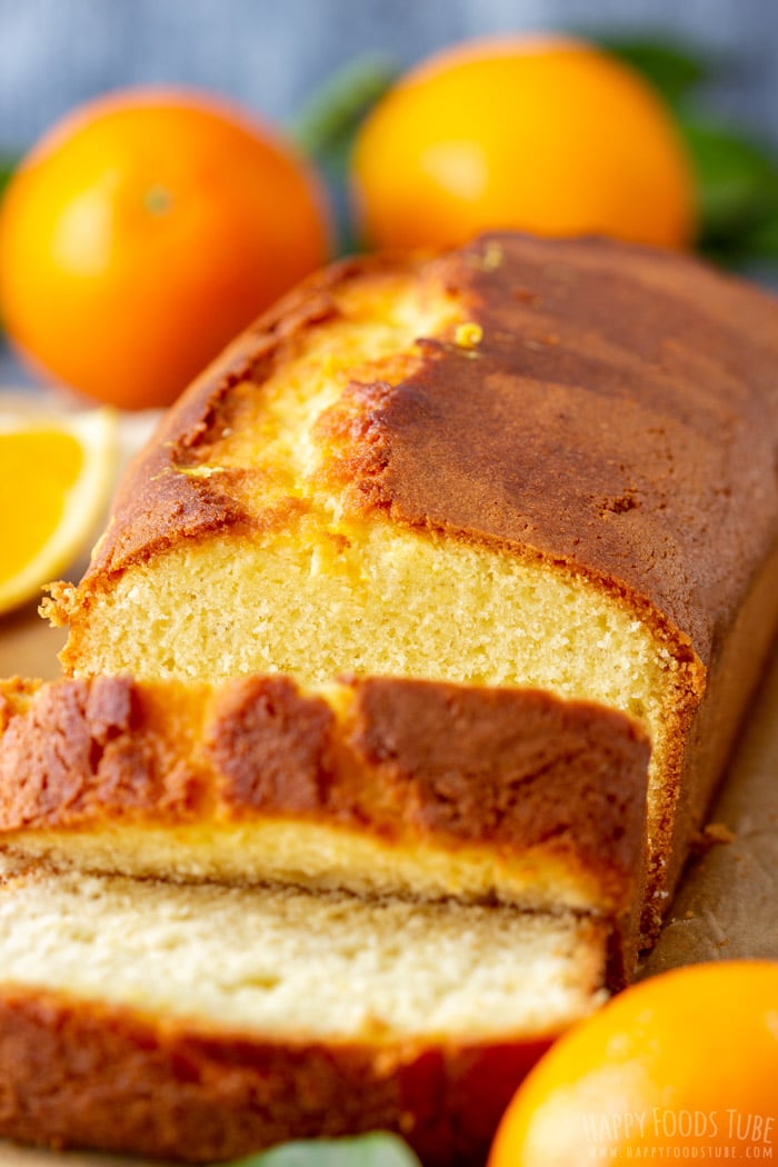 Sliced Homemade Orange Bread