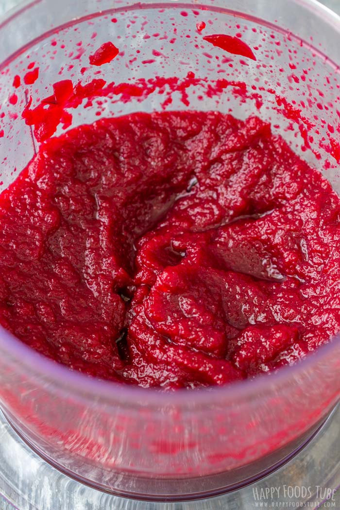 Blended Beetroot for Brownies