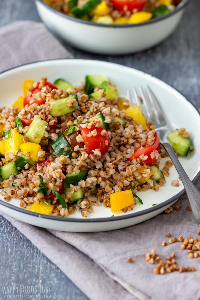 Homemade Healthy Buckwheat Salad