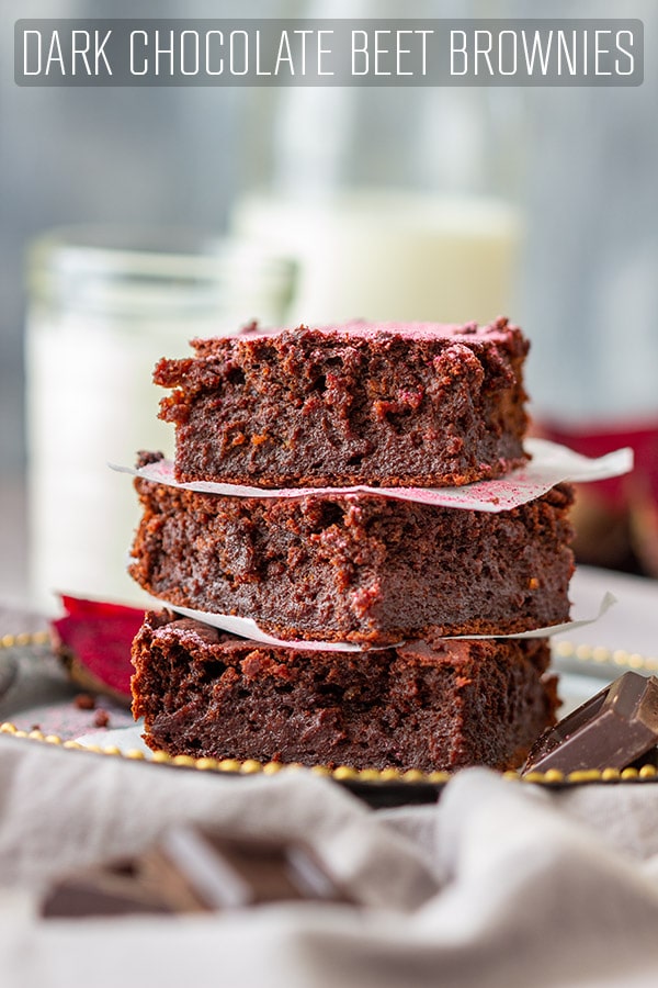 Dark Chocolate Beet Brownies Recipe