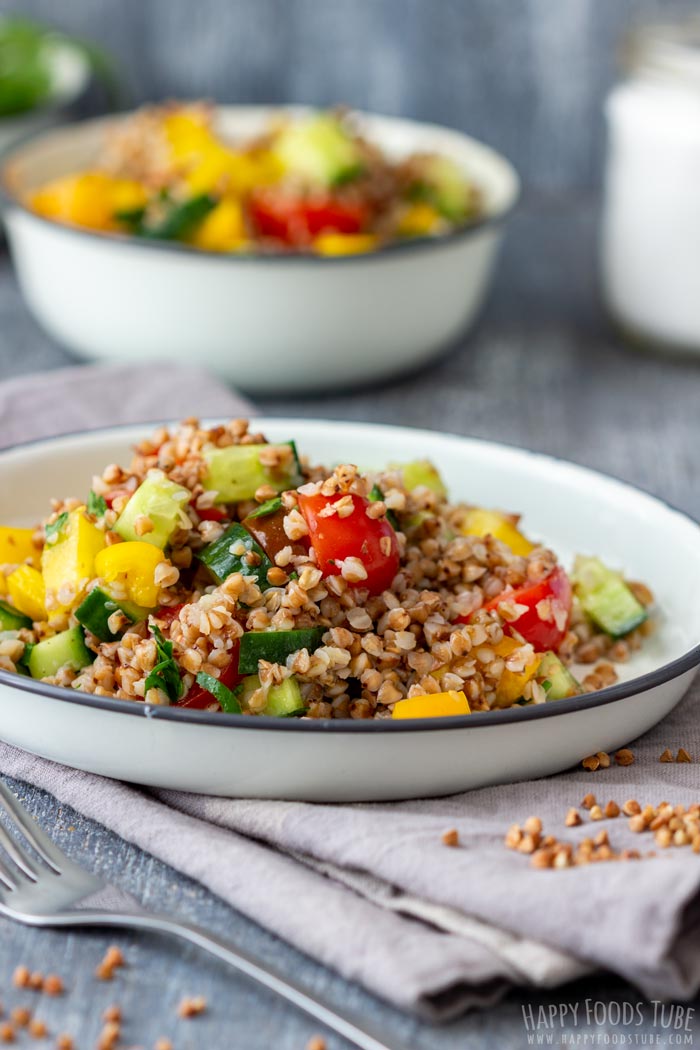 Healthy Buckwheat Salad Recipe - Happy Foods Tube