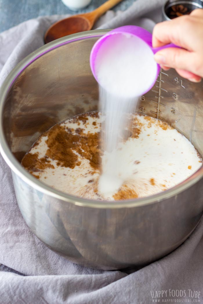 How to make Instant Pot Rice Pudding Step 2
