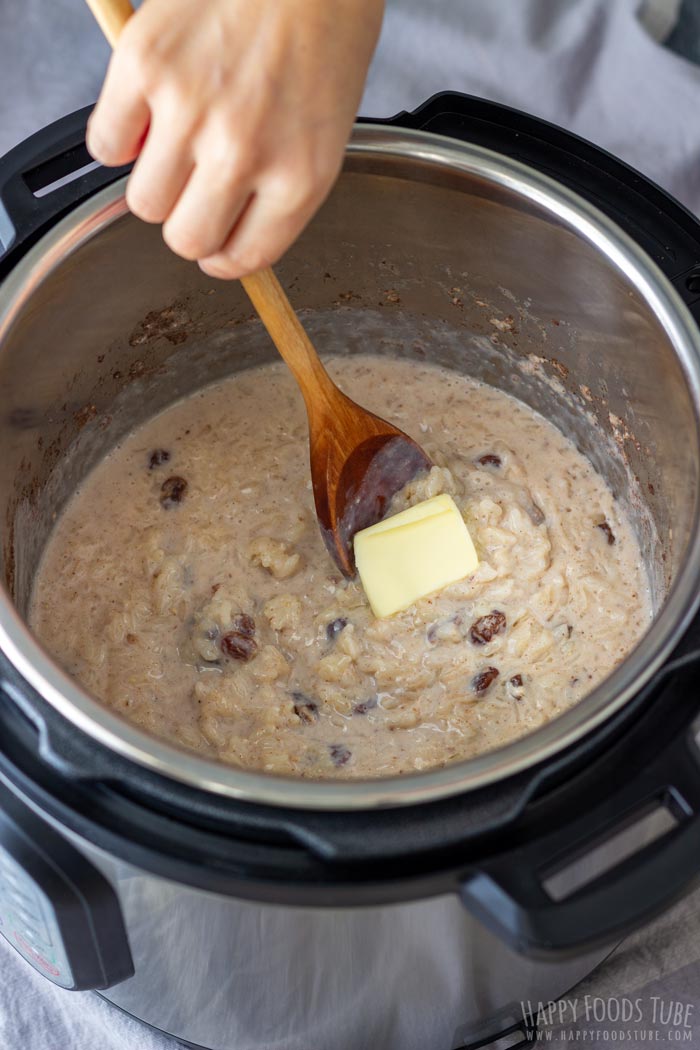 How to make Instant Pot Rice Pudding Step 4