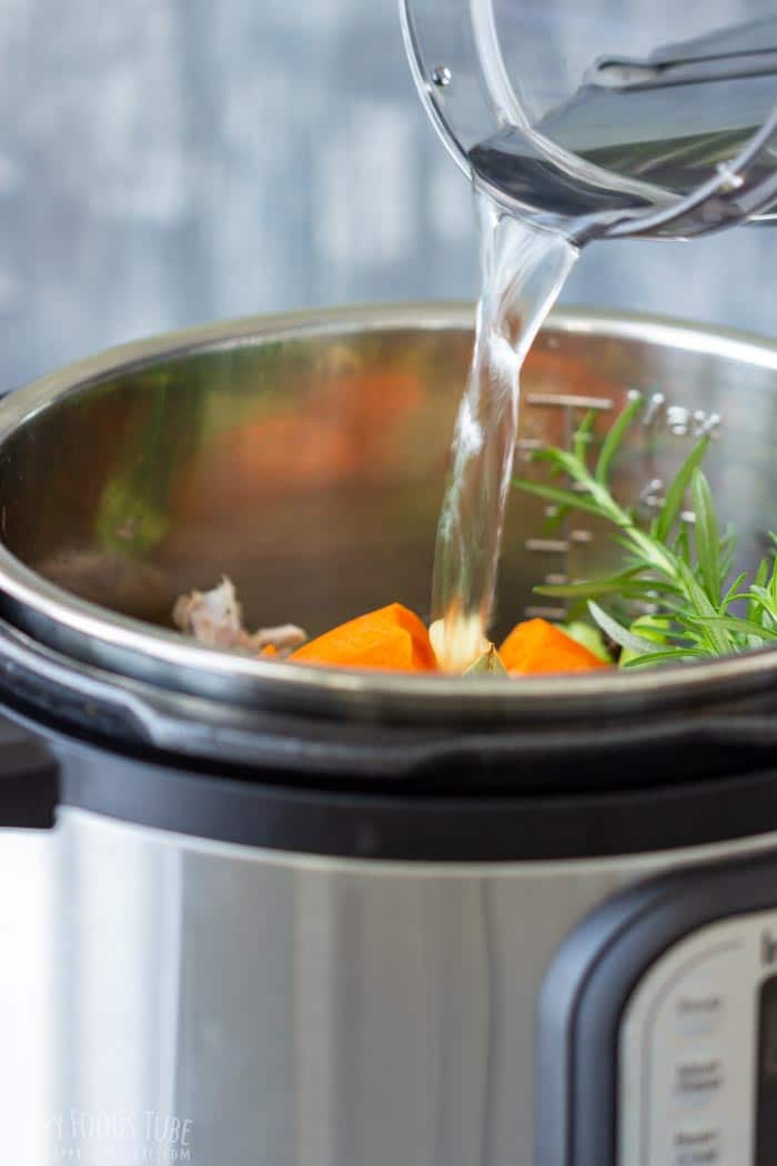 How to make Instant Pot Turkey Stock Step 2