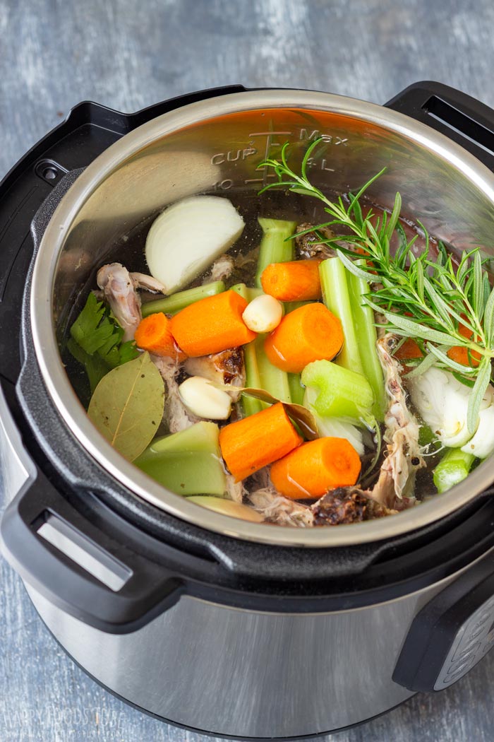 How to make Instant Pot Turkey Stock Step 3