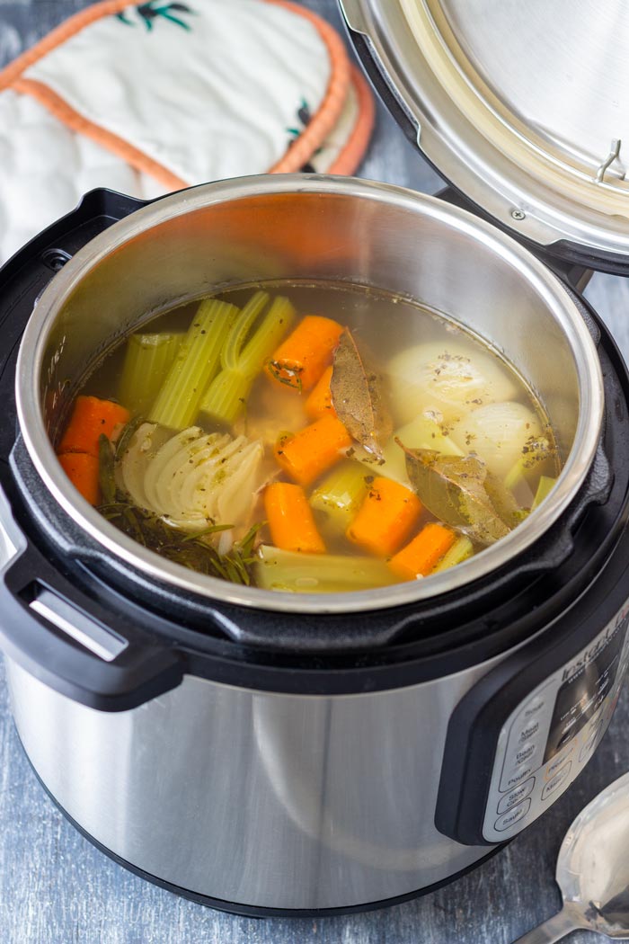 How to make Instant Pot Turkey Stock Step 4