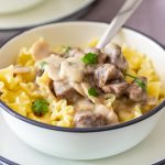 Homemade Instant Pot Beef Stroganoff