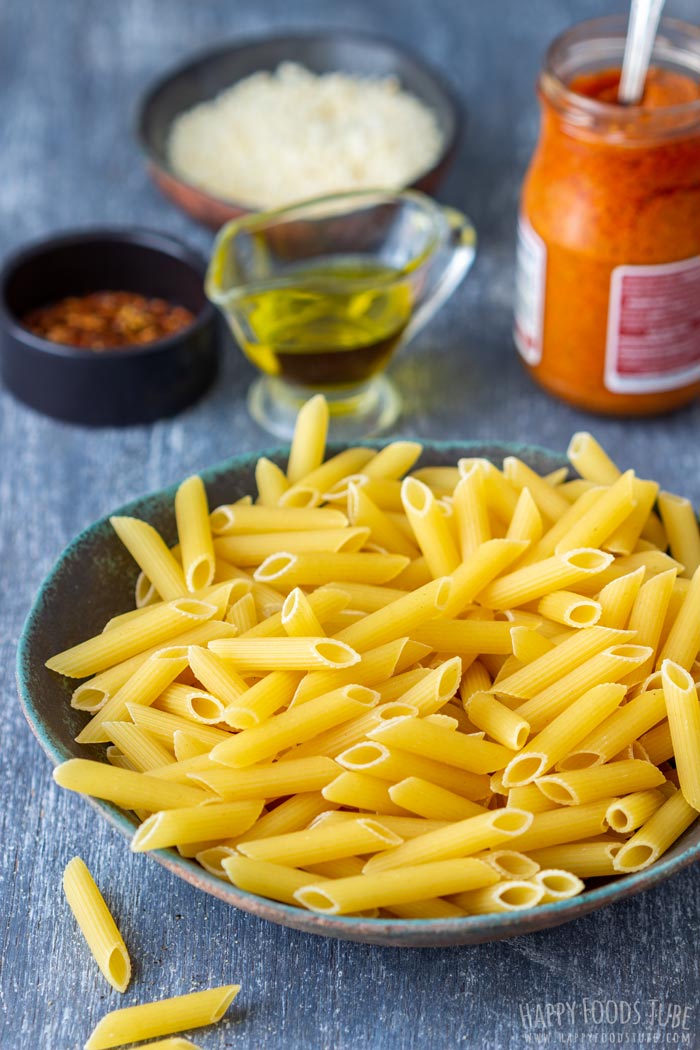 Leftover Turkey Pasta Ingredients