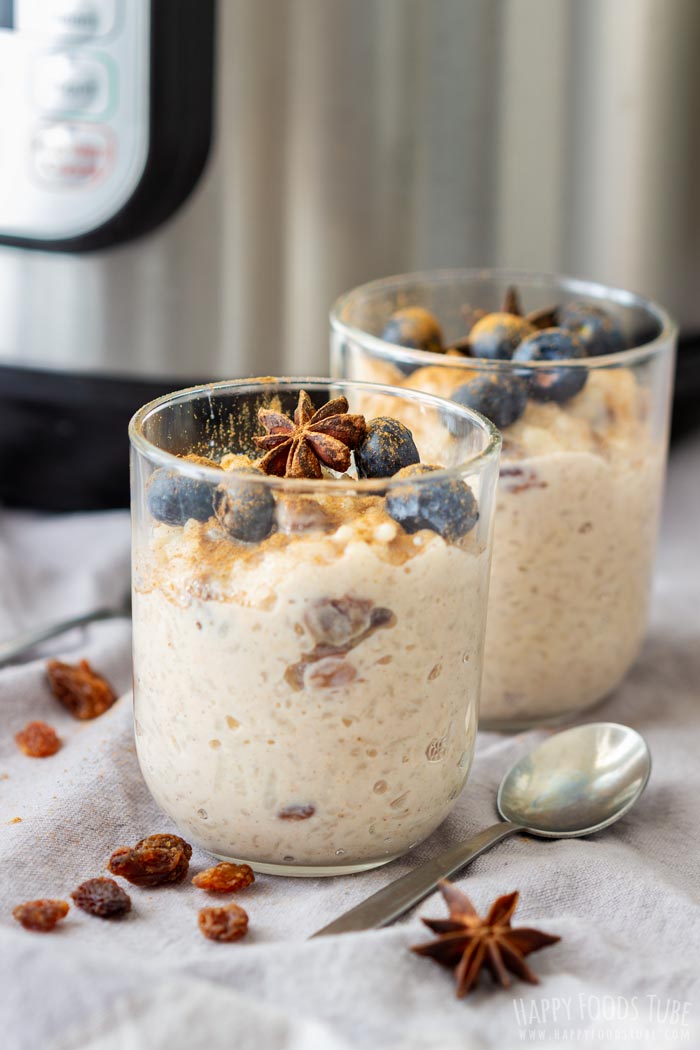 Instant Pot Rice Pudding with Raisins