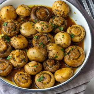 Herbed Mushrooms with Garlic