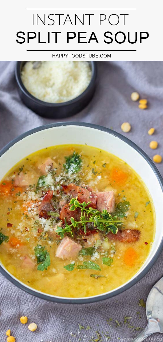 Instant Pot Pressure Cooker Split Pea Soup