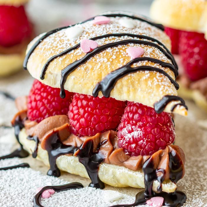 Sweet Valentine’s Day Puff Pastry Hearts