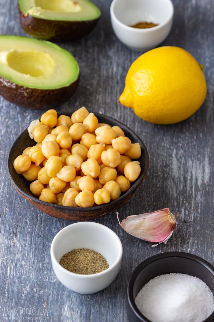 Avocado Hummus Ingredients