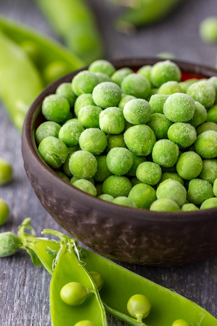 Frozen Green Peas and Fresh Green Peas