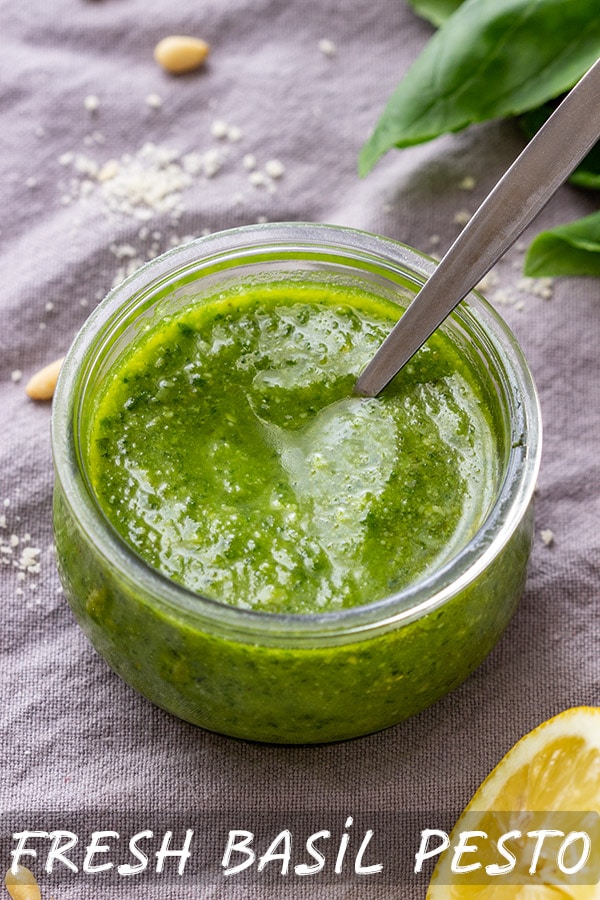 Homemade Fresh Basil Pesto Recipe